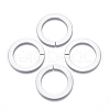 Spray Painted CCB Plastic Linking Rings CCB-R104-30-03-1