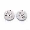 201 Stainless Steel Pendants STAS-F231-034P-1