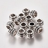 Tibetan Style Alloy Barrel Large Hole European Beads TIBEB-5716-AS-LF-1