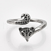 Alloy Cuff Finger Rings RJEW-T008-12-1