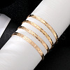 4Pcs Alloy Cuff Bangle Set for Women WG45AE5-01-4