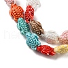 Handmade Procelain Beads Strands X-PORC-R140-02-3