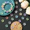 Opaque Plastic Bead Caps KY-CJC0012-03-6