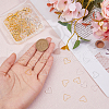 DICOSMETIC 200Pcs 2 Colors Brass Linking Rings KK-DC0004-16-3