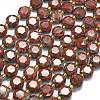 Natural Red Sesame Jasper Beads Strands G-C116-A134-01-2