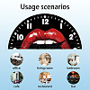 MDF Printed Wall Clock HJEW-WH0058-030-3