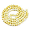 Baking Painted Glass Beads Strands X-DGLA-Q019-8mm-62-3