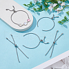 Unicraftale 12Pcs Adjustable 304 Stainless Steel Slider Bracelet Makings MAK-UN0001-21-2
