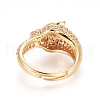 Adjustable Brass Finger Rings RJEW-G096-34G-4