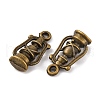 Tibetan Style Alloy Lantern/Oil Lamp Pendants TIBEP-Q041-092AB-NR-3