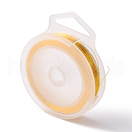 Round Copper Wire for Jewelry Making CWIR-WH0001-0.2mm-05-1