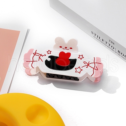 Cellulose Acetate(Resin) Claw Hair Clips PW-WG15F8F-02-1