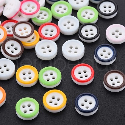 4-Hole Resin Buttons BUTT-N018-056-1