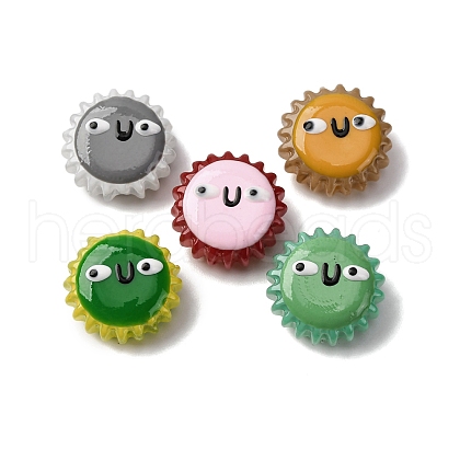 Fuuny Handmade Lampwork Enamel Beads LAMP-Q045-01G-1