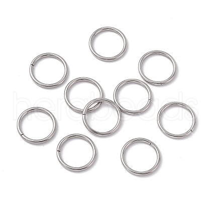 Non-Tarnish 304 Stainless Steel Jump Rings X-STAS-C040-01G-P-1