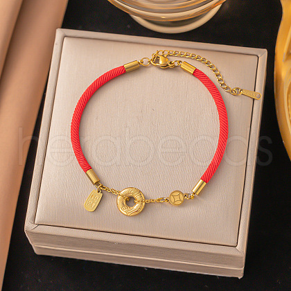Stainless Steel Alloy Charm Anklets WG33B59-28-1
