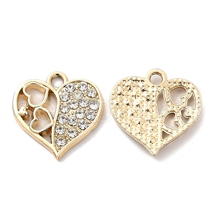 UV Plating Alloy Pendants ALRI-M020-27G-1