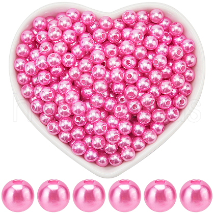 SOFPLATE Imitation Pearl Acrylic Beads OACR-SP0001-23A-02-1