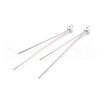 Anti-Tarnish 925 Sterling Silver Friction Ear Nuts STER-N016-12P-1
