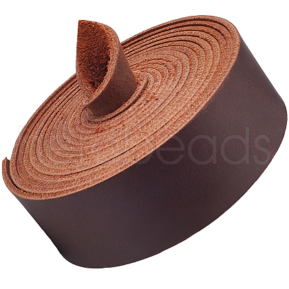 1.6M Flat AB Grade Cowhide Leather Cord AJEW-WH0007-59B-07-1