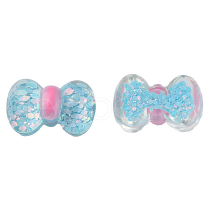 Transparent Epoxy Resin Cabochons CRES-N034-50A-1