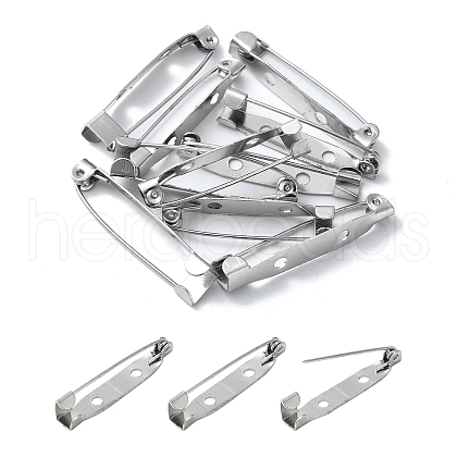 Iron Brooch Findings IFIN-YW0001-75-1