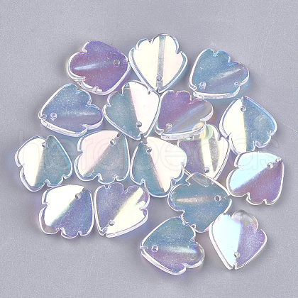 Transparent Glass Pendants GGLA-S039-01I-01-1