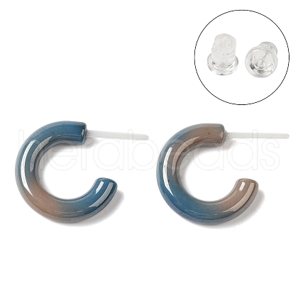 Hypoallergenic Bioceramics Zirconia Ceramic Stud Earrings EJEW-Z023-01I-02-1