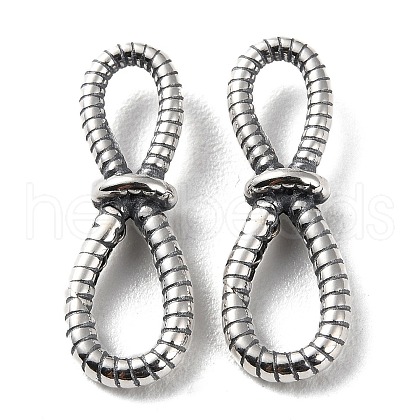 925 Thailand Sterling Silver Connector Charms STER-D003-34AS-1