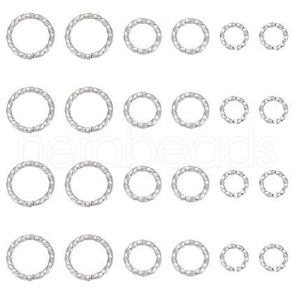 Unicraftale 304 Stainless Steel Jump Rings STAS-UN0010-78P-1
