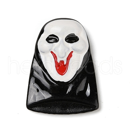 Ghost Mask Halloween Opaque Resin Decoden Cabochons RESI-R446-02D-1