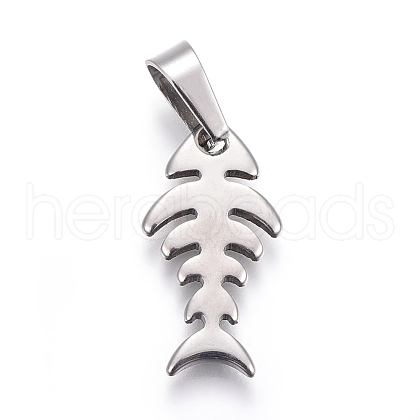 Tarnish Resistant 304 Stainless Steel Pendants STAS-I096-15P-1