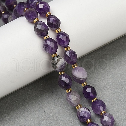 Natural Amethyst Beads Strands G-N342-149G-1