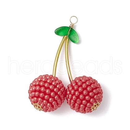 ABS Plastic Imitation Pearl Pendants PALLOY-JF03836-1