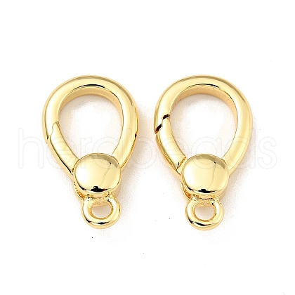 Brass Spring Gate Rings X-KK-G416-50G-1