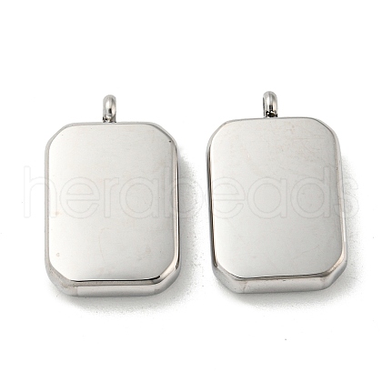 Non-Tarnish 304 Stainless Steel Pendants STAS-L022-021P-1