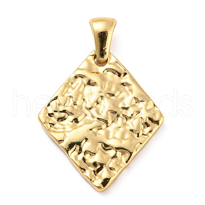 304 Stainless Steel Pendants STAS-E201-01G-1
