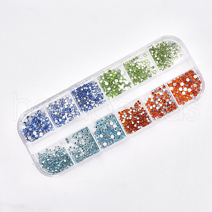 Glass Rhinestone Cabochons MRMJ-S016-004I-1