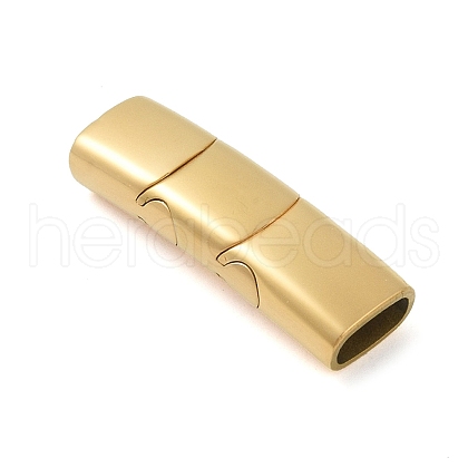 Ion Plating(IP) 316 Surgical Stainless Steel Magnetic Clasps with Glue-in Ends STAS-F269-04G-1