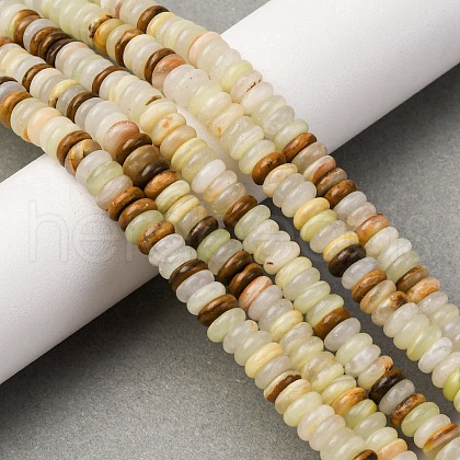 Natural Afghan Jade Beads Strands G-L624-H11-6x2mm-1