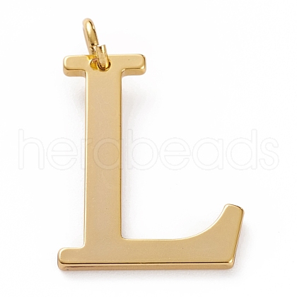 Golden Brass Pendants KK-P194-01G-L-1