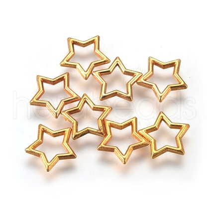 Zinc Alloy Links PALLOY-WH0036-21G-1