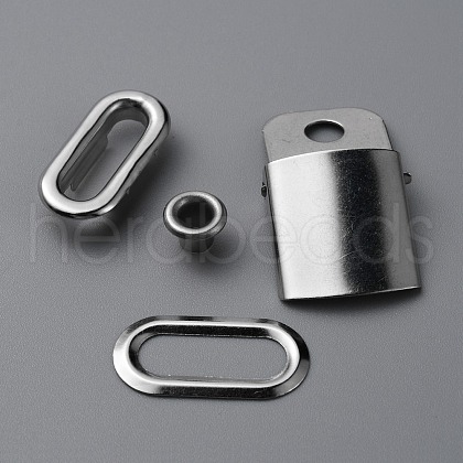 Stainless Steel Peaked Cap Adjuster Kits FIND-WH0152-67P-1