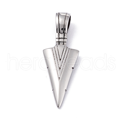 304 Stainless Steel Pendants STAS-I182-01AS-1