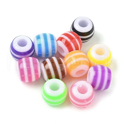 Opaque Acrylic Beads OACR-D309-02-1