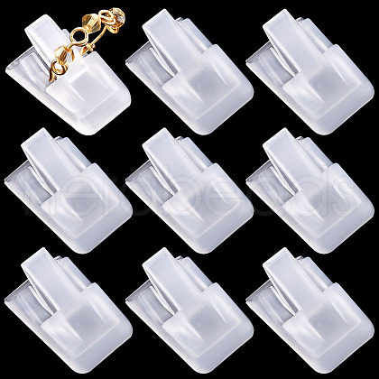 CRASPIRE 39Pcs Plastic Ring Holder KY-CP0001-03-1