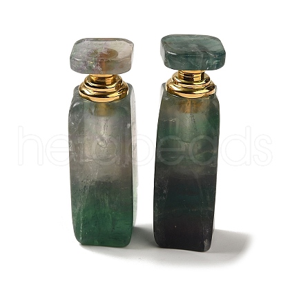 Natural Fluorite Dropper Perfume Bottle DJEW-H010-01G-03-1
