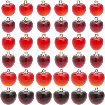 CHGCRAFT 36Pcs Plastic Pendants KY-CA0001-42-1