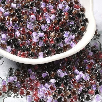 Transparent Glass Round Seed Beads X1-SEED-B001-05A-18-1