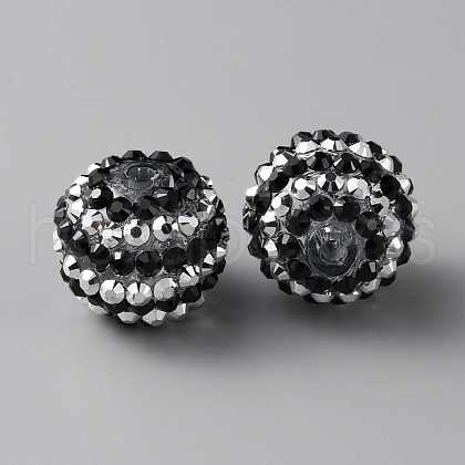 Resin Rhinestone Beads RESI-TAC0004-28L-1